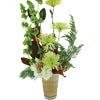 9" Cut Crystal Vase Asst - Champagne