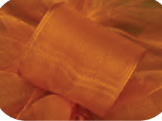 # 9 Chiffon Ribbon - Radiant Orange x 100 yd