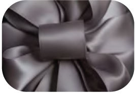 # 9 Double Face Satin Ribbon - Silver x 50 yd