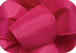 # 9 Wired Taffeta Ribbon - Hot Pink x 50 yd