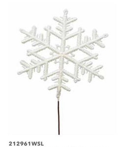 32" Porch Pot Snowflake