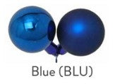 25mm Glass Balls - Matte/Shiny Blue