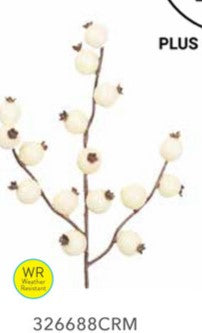 Pick, 18mm Pepper Berry x 3 Cream