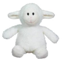 8" White Lamb Cuddle Pal