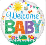 4" Pre-Inflated Baby Girl Balloon