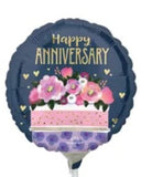 Pre-Inflated 4" Happy Anniversary Balloon