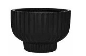 6.25"OP Round Black Line Ceramic Pot