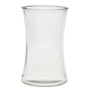 6.5" Clear Glass Gathering Vase