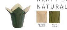 6" Pot Cover Moss/Natural Kraft