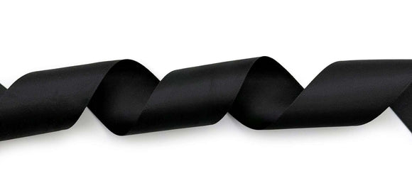 # 9 Double Face Satin Ribbon - Black x 50 yd