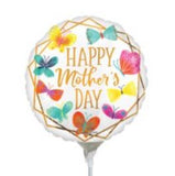 4" Pre-Inflated Happy Mothers Day Balloon