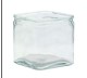 5.75" x 5.25" Clear Glass Cube