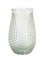6.5" Round Dimple Glass Vase