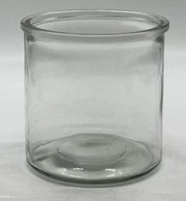 4.7" x 4.7" Clear Glass Cylinder