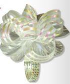 Fitz Delightzz-Princess Iridescent-Wired Leaves-Silver Leaf