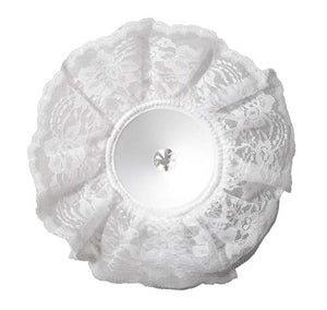 8" LOMEY® Bouquet Collar, White Lace