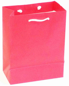 5.5 x 10.5 x 13" Gift Bag - Solid Dark Pink