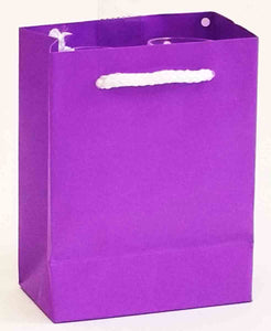 5.5 x 10.5 x 13" Gift Bag - Solid Purple