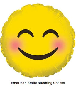 17" Blushing Smile Balloon