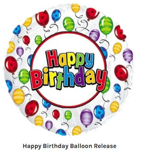 17" HBD Balloon Release Balloon
