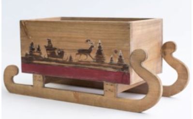 Wooden Sleigh Container