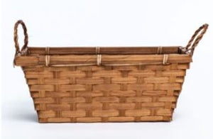 10.75x6x4.25" Brown Rectangular Basket