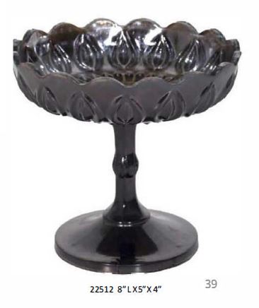 Obsidian Glass Bowl