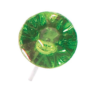 LOMEY™ Diamante Pin, Apple Green