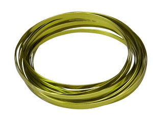 OASIS Flat Wire Apple Green 3/16" x 10 m