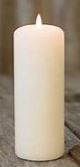 2" x 6" Patrician White Pillar Candles
