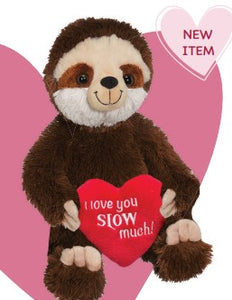 10" Sloth w/ Heart