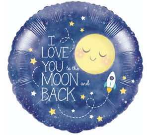 18" I Love You to the Moon and Back Balloon