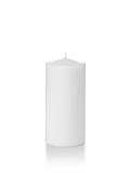 3" x 6" Yummi Pillar Candles - White