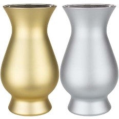 10 5/8" Bella Vase - Matte Metallic Assorted