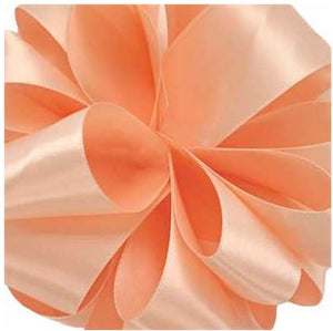 #9 Double Face Satin Ribbon Petal Peach