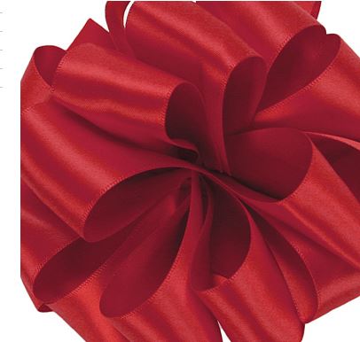 #9 Double Face Satin Ribbon Red