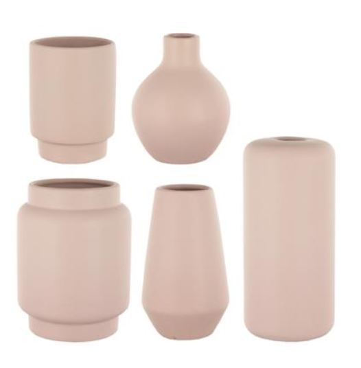 Mod Bauble Bud Vase Assortment - Blush