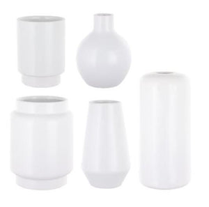 Mod Bauble Bud Vase Assortment - White
