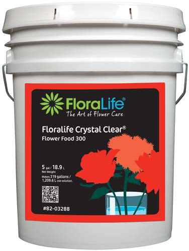 Floralife CRYSTAL CLEAR® Flower Food 300 Liquid, 5 gallon