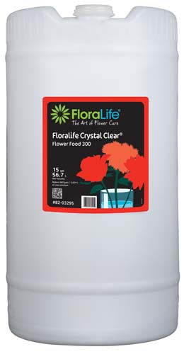 Floralife CRYSTAL CLEAR® Flower Food 300 Liquid, 15 gallon