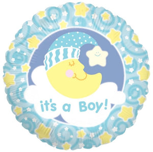 18" Baby Boy Slumber Moon Balloon