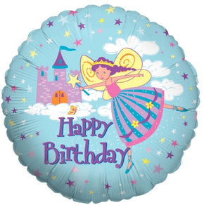 18" Birthday Fairy Princess Balloon