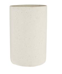7.5" Cylinder Vase - Flat White