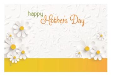 Enclosure Card Mother's Day Daisies