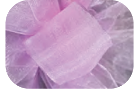 #9 Chiffon Ribbon - Pink x 100 yd