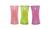 8" Coloured Glass Utility Gathering Vase