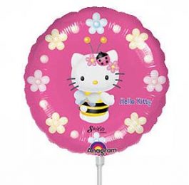 Pre-Inflated 9" Hello Kitty Bee Balloon