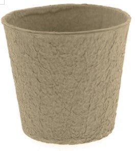 Paper Pulp Pot Cover - Natural - 4"