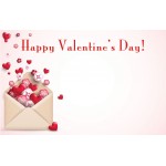 Enclosure Card - Valentine  - Envelope of Hearts