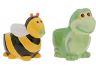 Frog and Bee Ceramic Pots